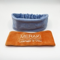 Bando spa katun wanita, penjualan laris untuk mencuci wajah dengan logo kustom