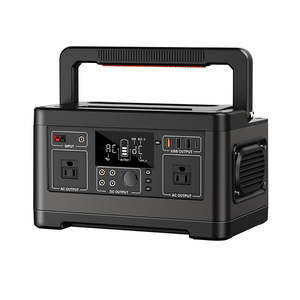 สถานีไฟฟ้าพกพา 500W 520WH พร้อมแผงโซลาร์เซลล์ ระบบไฟ AC คลื่นไซน์บริสุทธิ์ สำหรับแล็ปท็อปและการตั้งแคมป์ - Product Image 1