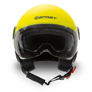 Casco jet de doble visera Befast RAPID III en Matt Fluo Yellow L - Product Image 4