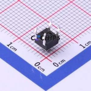 TC-1109-C-C Tactile Switch Through hole-4P,4.5x4.5mm Switch Single Pole Single Throw Round Button 2.6N Through Hole - Product Image 2