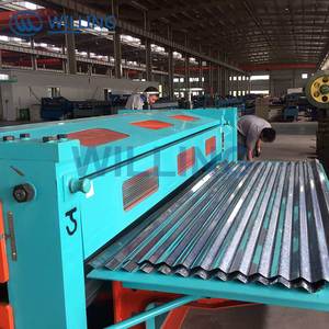 타일 산업용 자동 골판지 지붕 제작 기계 강판 롤 성형 골판지 패널 기계 사용 조건 - Product Image 1