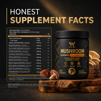 10 dalam 1 Permen Gummy Jamur Ashwagandha Rasa Raspberry 120 Buah Suplemen Diet Pendukung Kekebalan Tubuh Dewasa Label Kustom ODM