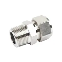 YAD-LOK Compressie 1/2 "Od Npt Male Connector Rvs Tube Fittings Swagelok Rvs Connector 1/2