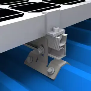 Fotovoltaïsche Beugel Zonnepaneel Bevestigingskits Unirac Rail Kanaal Minder Zonne-Ondersteuning Aluminium Montage Rail