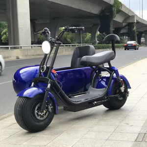 Motocyclette électrique à side-car, tricycle électrique à 3 roues avec side-car cargo pour <span class=keywords><strong>Vespa</strong></span> - Product Image 1