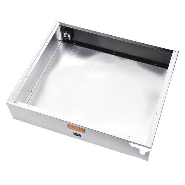 KYYSLB 430*92*360MM Amplifier Chassis Preamp DIY Box CNC DAC Decode Aluminum Alloy Audio Speaker Amplifier Case Shell