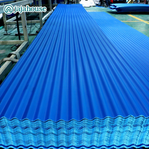 SA lapisan UPVC plastik lembaran atap bergelombang, perlindungan hujan UPVC PVC ubin atap - Product Image 1