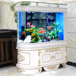 <span class=keywords><strong>Acuario</strong></span> Ecológico Autolimpiable de Vidrio Ultra Transparente con Forma de Bala, para el Hogar y la Sala de Estar - Product Image 1