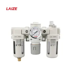 High Quality AC4000-04 AC4000-06D Pneumatic Air Filter Units SMC Type FRL. Three unit Combination Regulator Lubricator