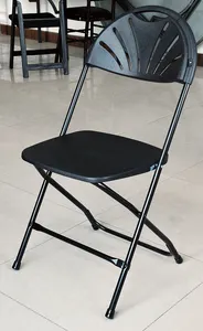 Sillas plegables de plástico blanco para jardín para fiesta - Product Image 6