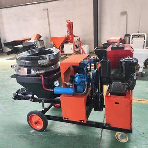 Máquina de pulverización de mortero de cemento multifuncional, bomba de pintura diésel eléctrica, equipo de pulverización de mortero de cemento - Product Image 3