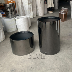 BLVE personalizado estilo moderno Hotel hogar Decoración pública macetas jarrón de acero inoxidable <span class=keywords><strong>colores</strong></span> <span class=keywords><strong>maceta</strong></span> de Metal - Product Image 6