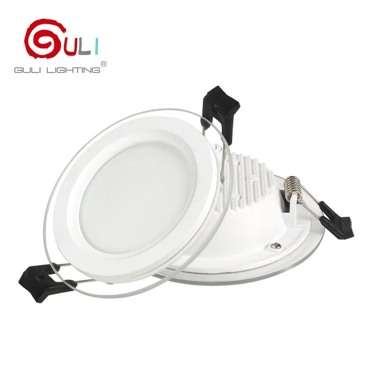 Nuovo Soffitto Smd 6w 9w 12w 18w 24w 30w Da Incasso Rotondo di Vetro CCT Led luce di pannello di Prezzo