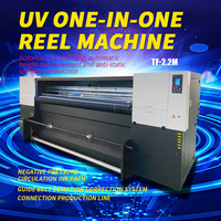 Máquina de impresión híbrida OP 10 UV 2,2 M, rollo de lona digital de inyección de tinta para cuero