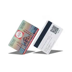 Puce HF ISO14443A 13.56Mhz inscriptible perforé technologie NFC Code QR carte de visite en métal NFC numérique