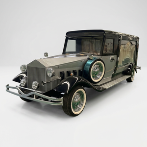 2025 Cercueil électrique de luxe noir classique vintage, modèle funéraire, pour transport spécial et funérailles, avec dépôt - Product Image 1