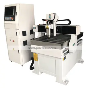 Goodcut 6080 mini Kim Loại làm việc CNC Router máy cắt với 2.2kw nước làm mát trục chính để bán