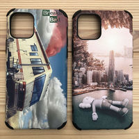 Dessin animé Pour Motorola MOTO G8 Jouer Personnalisé Imprimé Motif 4 Coins TPU Couverture Arrière Étui En Cuir PU Pour G8 Plus Pochette