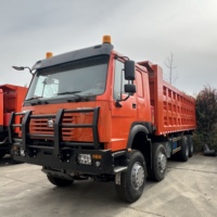 Camion à benne basculante Sinotruk HOWO 8*4, nouvelle couleur en option, 2025, pour le Maroc