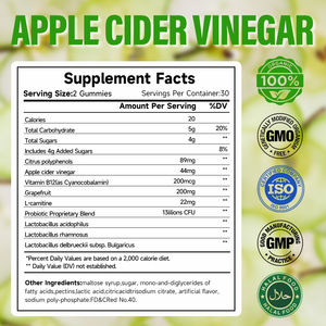Gummies Keto ACV au vinaigre de cidre de pomme OEM, brûleur de graisse, complément minceur, perte de poids, <span class=keywords><strong>ventre</strong></span> plat pour perdre <span class=keywords><strong>du</strong></span> poids - Product Image 6
