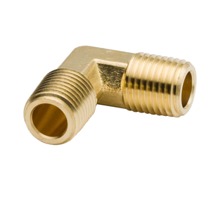 Venta Directa de Fábrica: Conector de Latón Forjado Pulido, Codo de Alambre Exterior, Accesorios de Plomería, Compresor de Aire, Tubería Neumática de Gas - Product Image 1