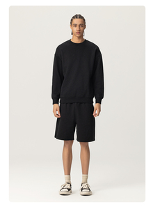 Set <span class=keywords><strong>Felpe</strong></span> Casual Girocollo da Uomo di Alta Qualità all'Ingrosso, Felpa a Maniche Lunghe Neutra con Logo Personalizzato - Product Image 5