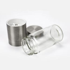 2024 Unique écologique Portable en céramique moulin à poivre et sel assaisonnement bouteille moulin à épices moulin à sel salière - Product Image 4