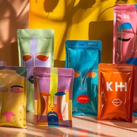 Logo personnalisé mylar sac anti-odeur formes spéciales fermeture éclair en plastique debout sachets de tabac emballage 3.5g colorant coupe sacs en mylar