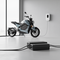 Chargeur de batterie au lithium LiFePO4 24V10A certifié CE E-Fast 25.2V 5A pour vélo électrique, moto, scooter avec éclairage LED
