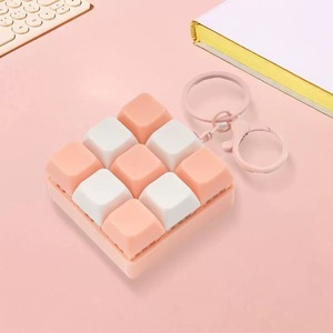 Porte-clés anti-stress populaire 5 couleurs, jouet à bouton, clavier <span class=keywords><strong>Tetris</strong></span>, pour soulager le stress des doigts - Product Image 5