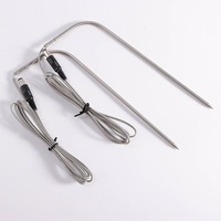 Sonde de capteur de résistance thermique Pt100 Platinum avec sortie de thermocouple pour diverses mesures de température