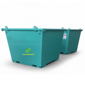 <span class=keywords><strong>Bac</strong></span> à déchets ouvert robuste de 8 m³ pour le recyclage des déchets de construction, en <span class=keywords><strong>acier</strong></span> durable avec revêtement en poudre - Product Image 2