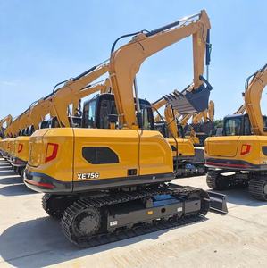 รถขุดตีนตะขาบ XE75G ขนาด 7.5 ตัน ถังขนาด 0.3 ลูกบาศก์เมตร กำลังสูง 42.7 กิโลวัตต์ เหมาะสำหรับงานก่อสร้างและเกษตรกรรม - Product Image 1