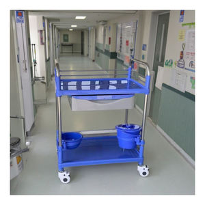 Pronto soccorso mobile in acciaio di alta qualità per infermiere in plastica personalizzato con carrello medico con ruote - Product Image 6