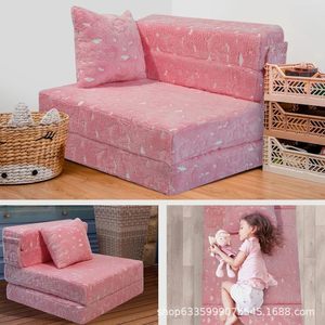 MeMoreCool <b>Kids</b> Plush <b>Sofa</b> Cushion 20mm Thick For Girls Reading Chair Soft Seat With Pillow Custom Design - Product Image 2