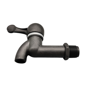 High End Matte Black Color Low Price Bathroom Plastic Health Durable Water Faucet 1/2" Water Tap - Product Image 1