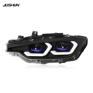 ไฟหน้า LED Jushun สำหรับ BMW ซีรีส์ 3 F30 แบบไดนามิก DRL พร้อมไฟเลี้ยว อัพเกรด ตัวเลือกสีเดียวและสองสี - Product Image 4