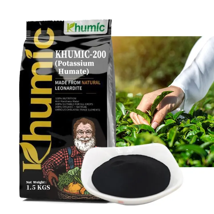 High purity potassium humate, humic acid 70%, fulvic acid 15% organic fertilizer