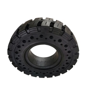 Carretilla elevadora de nueva energía de alta calidad 7,00-12 <span class=keywords><strong>Ruedas</strong></span> de neumáticos de goma sólida 5,00 para carretillas elevadoras y barredoras - Product Image 3