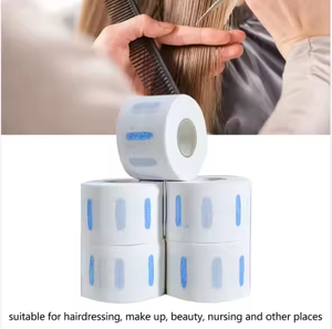 Bandes de cou jetables à prix de gros pour salon de coiffure, accessoire professionnel extensible en papier pour la coiffure <span class=keywords><strong>et</strong></span> la coupe de cheveux - Product Image 3
