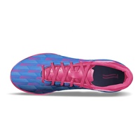 Chaussures de football personnalisées, tige synthétique violet foncé, semelle multi-clous antidérapante, crampons de football professionnels pour les sports d'hiver et d'été