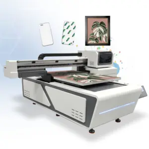 Pasokan pabrik 6090 uv flatbed printer label mesin cetak stiker printer casing telepon kotak hadiah printer
