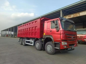 Camion benne lourd d'occasion HOWO 8*4 Weichai automatique diesel conduite à gauche 371-420 ch - Product Image 4