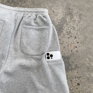 Pantalones Cortos Deportivos Bermuda Holgados de Algodón 100% Transpirables con Logotipo Personalizado de Lujo Urbano, Paquete de 3 - Product Image 4