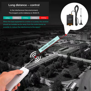 Interrupteur sans fil 12V à distance, interrupteur à relais 40A, portée longue portée 3 km 5 km, 433 MHz RF, marche/arrêt, pour moteur et éclairage - Product Image 2