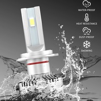 Phares LED A6A4A8 ultra-lumineux 4800LM 6500K/8000K, faisceau clair et net, zone d'éclairage large, ajustement universel Cruze