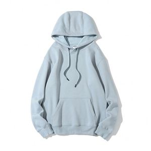 Sweat-shirts à capuche en molleton français 35% coton, 350 GSM, personnalisables avec logos d'entreprise brodés - Product Image 3