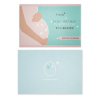 Livre de grossesse à couverture rigide personnalisé belle boîte de papier cadeau pour les premières naissances du bébé avec inserts photo à ultrasons