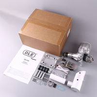 Motor de Gasolina DLE85 FPV al por Mayor, Monocilíndrico, de Dos Tiempos, con Escape Lateral, Refrigerado por Aire Natural, Arranque Manual, 85CC, Metálico