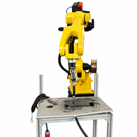 Bras de robot industriel à 6 axes, charge utile de 6 kg, portée de 2078 mm, moteur PLC haute précision pour le soudage, le meulage, le polissage, l'automatisation d'usine